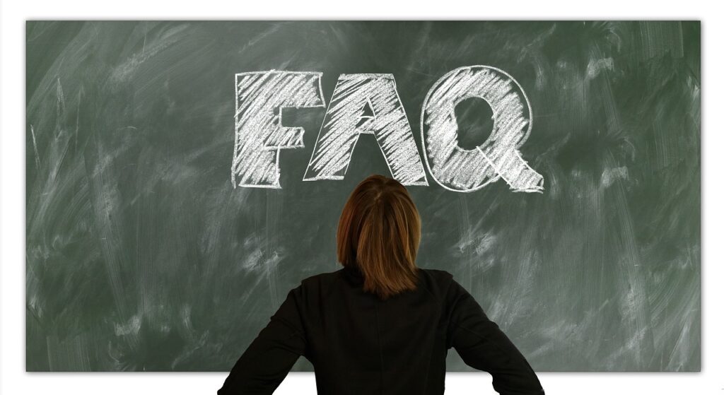 faq, ask, often, woman, board, school, teaching, viewing, help, support, problem solution, response, magnifying glass, magnification, request, question mark, faq,